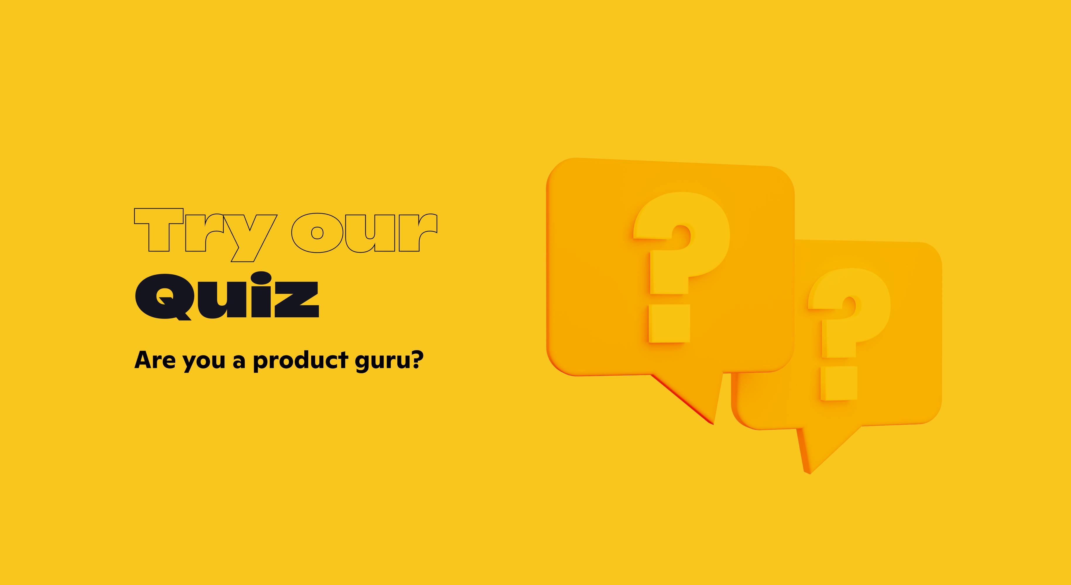 quiz - are you a product guru - applifting